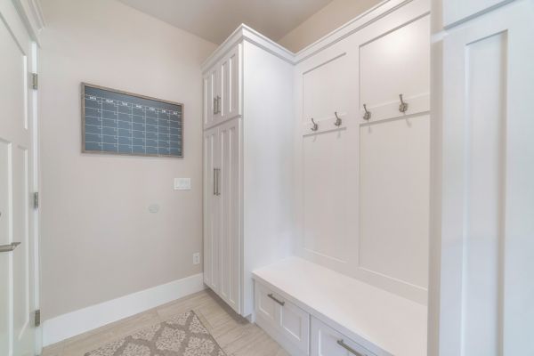 Mudroom Storage Installation